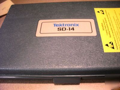 Tektronix sd-14 oscilloscope probe sampler with extras