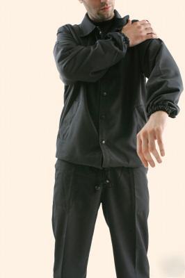 Windbreaker, id rescue jacket, unisex, black, med, nwt