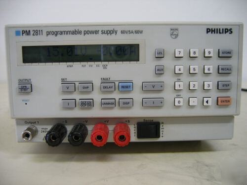 Fluke philips PM2811 power supply, 30V, 10A w/ option