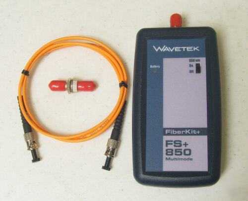 Ideal wavetek fs 850 light source for LT8600 fiberkit