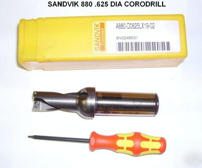 Sandvik 880 .625 dia drill 