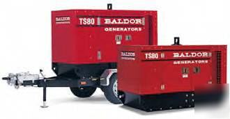 Baldor TS175T industrial towable standby generator