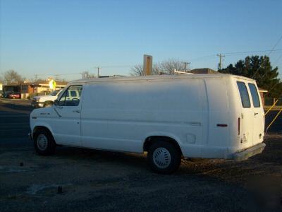 Complete carpet cleaning van and equipment