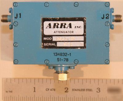 Arra 3953-3A variable attenuator 0-3 db 1-1.5 ghz 