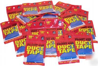 Pocket duct tape 25 packages blue