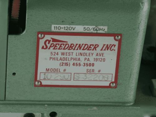 Speedbinder portable carpet binder binding #10-290 pbl