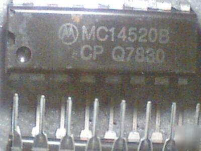 25 MC14520B dual up counter,binary,4520/CD4520B,dip,nos