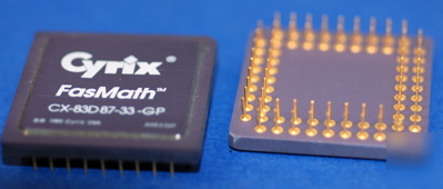 Cx-83D87-33-gp fasmath cyrix alu vintage coprocessor