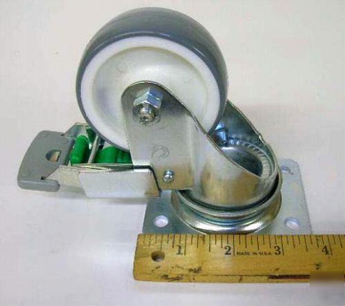 Manner/hanko plate swivel caster - set of 4