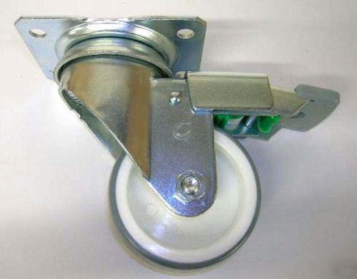 Manner/hanko plate swivel caster - set of 4