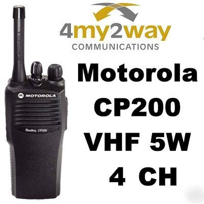 Motorola CP200 portable vhf 5W 4CH 136-162 mhz