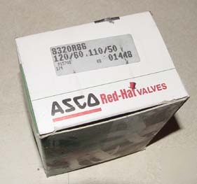 New asco red hat valve 8320A86 in box
