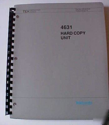 Tektronix 4631 instruction manual