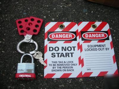Lot of 12 lockout tagout 1