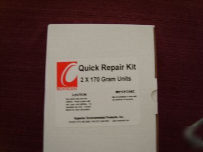 Metal repair kit, machinable epoxy compound