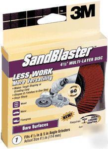 New brand 3M sandblaster grinder disc 4-1/2