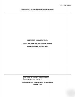 Tek tektronix 535A operation & service manual