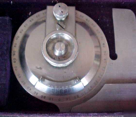 Vintage brown & sharpe universal bevel protractor nores