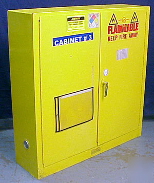 Justrite 25720 20GAL fire safety flammable cabinet