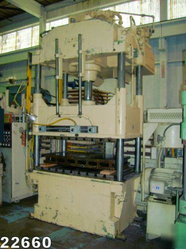 100 ton dake #27-375, 4 post hydraulic press