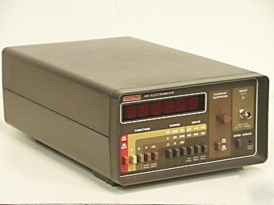 Keithley 614 digital electrometer/current suppression.
