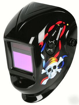 Skull automatic welding helmet large lens clerance item