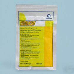 Sunlight machine dishwashing detergent - 1.5OZ-100/case