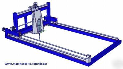 X2PCS 25MM SBR25A-2-L570MM assemblies y axis cnc xyz