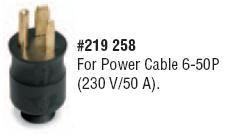 Miller 219258 mvp power cable adapter for 6-50P
