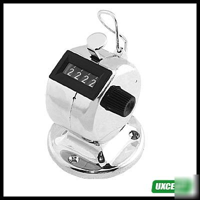 New stainless steel desktop hand held counter 4 digits 