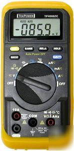 Tekpower auto/manual pc RS232 digital multimeter dmm