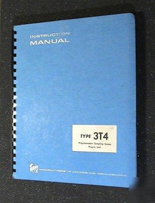 Tektronix 3T4 original service manual