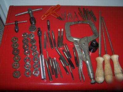 Usa tool lot proto hansen vise grip taps dies sockets