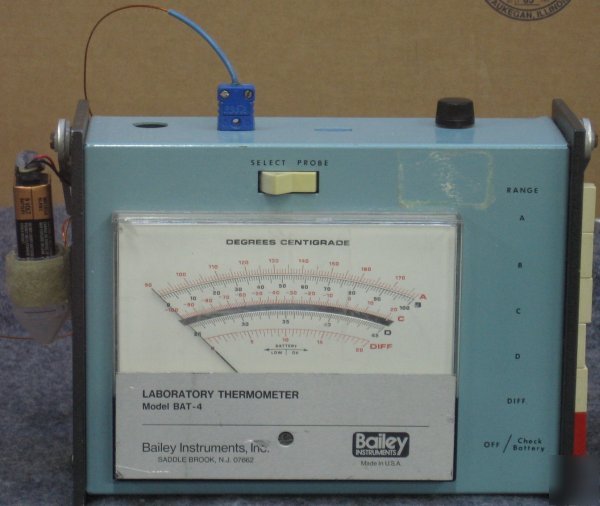Bailey instruments model bat-4 laboratory thermometer