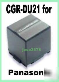 Battery for panasonic cgr-DU21 nv-GS78GK vdr-M53