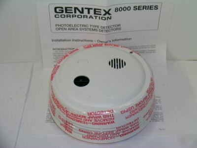 Gentex 8240P photoelectric 4WIRE smoke detector w heat