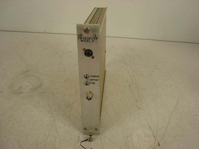 Unknown fm receiver model 2 module board