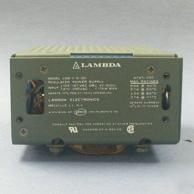 Used lambda lns-y-5-ov 5-volt linear power supply