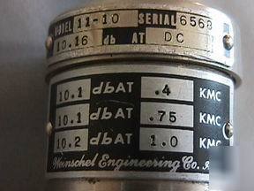 Weinschel engr. co. MD11-10 filter 10.16 db