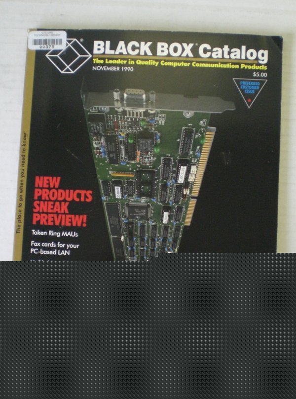Black box catalog computer communication products