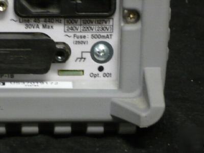 Hp 34970A data aquisition switch unit w/option 001