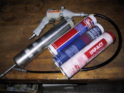 Lincoln pneumatic powerluber air grease gun 1163 &more 