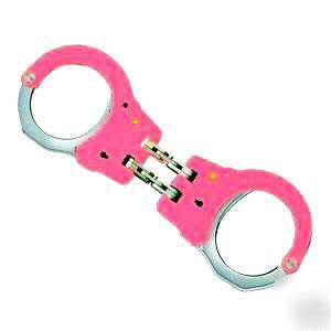 New asp pink hinged handcuffs - in original packaging