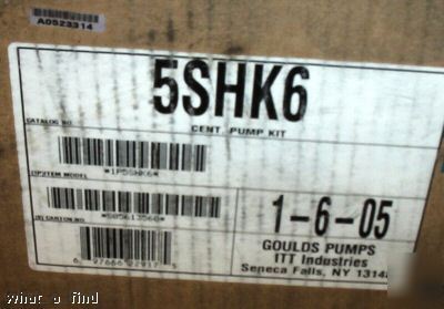 New goulds pump kit 5SHK6 ssh kit 1P5SHK6 g & l 