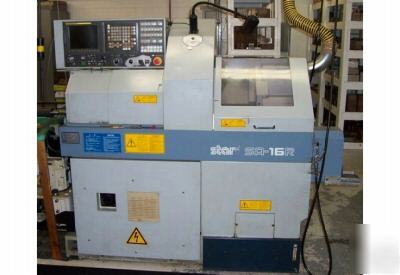 Star sa-16R swiss screw machine. fanuc 18IT control cnc