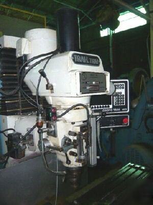 Trak cnc vertical bed mill, no. trm, 3 hp (20760)