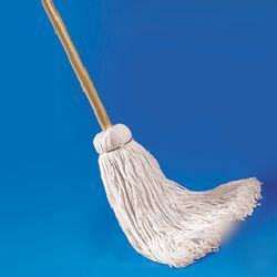 Unisan traditional wooden handle deck mop-12OZ-cotton