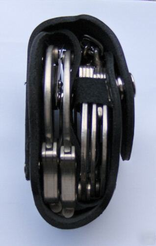 Fbipal e-z grab double handcuff case model M1 (bw)