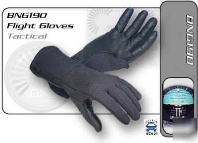 Hatch black flight police military nomex gloves xxl