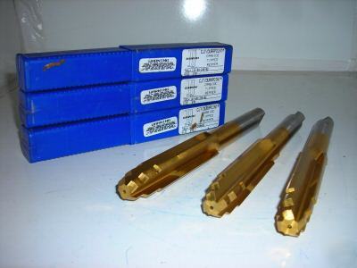 3 cjt/durapoint carbide tipped step reamers tin 